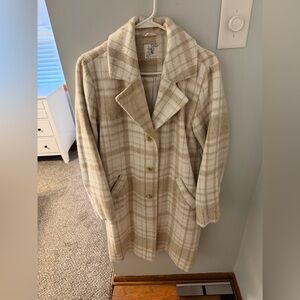 NWT Altar’d State Plaid Coat